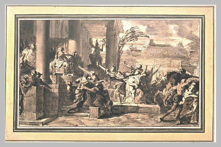 La mort de Virginie par Gabriel François Doyen (1726-1806)